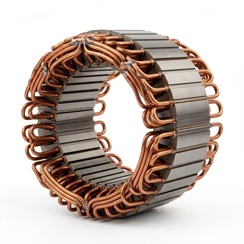 Automated hairpin winding output for EV stator manufacturing