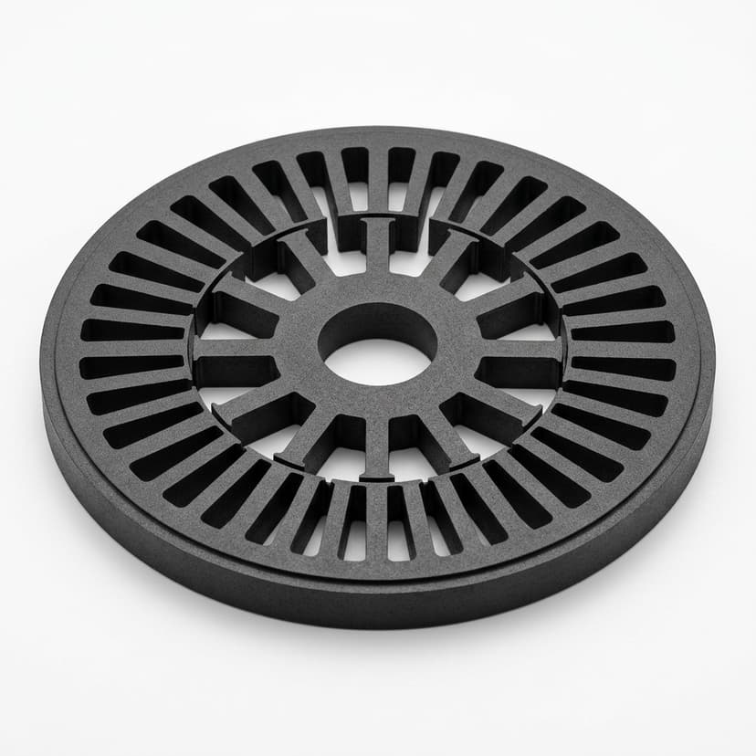 Precision reluctance rotor and stator lamination geometry for magnet-free motor programs
