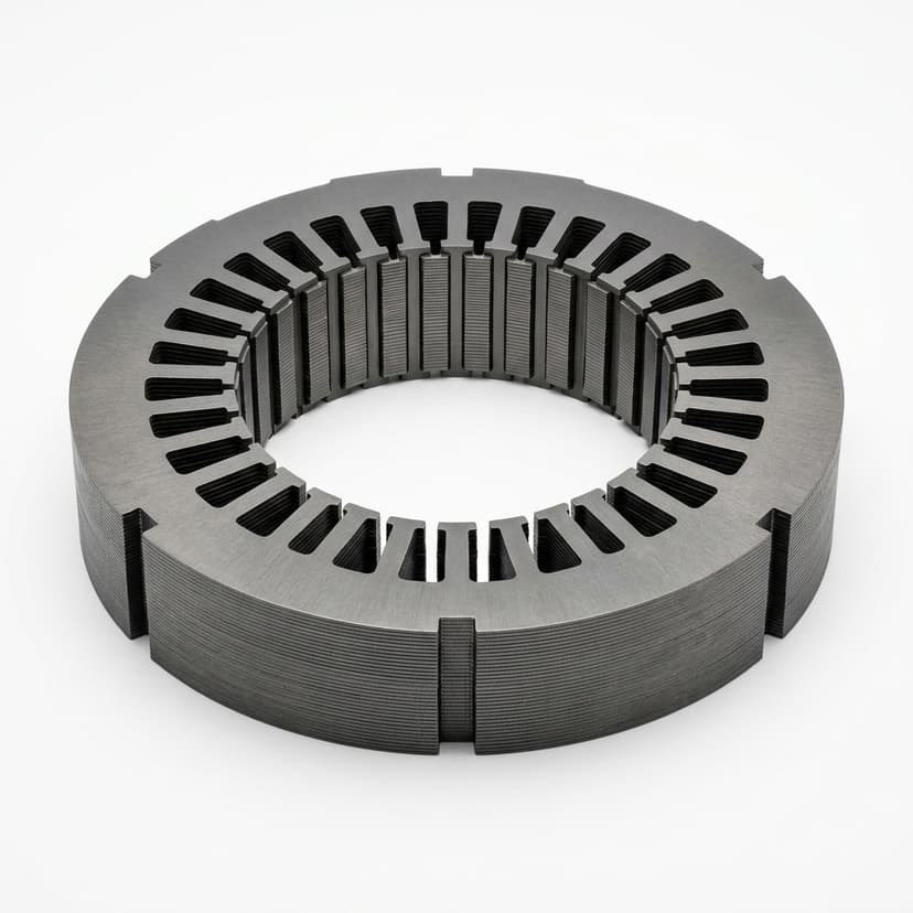 Dimensional inspection reference for electrical steel lamination stack validation
